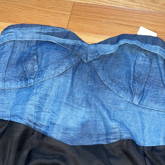 Brand New Mandee Dress! Chambray and Chiffon!! - Picture 7 of 9